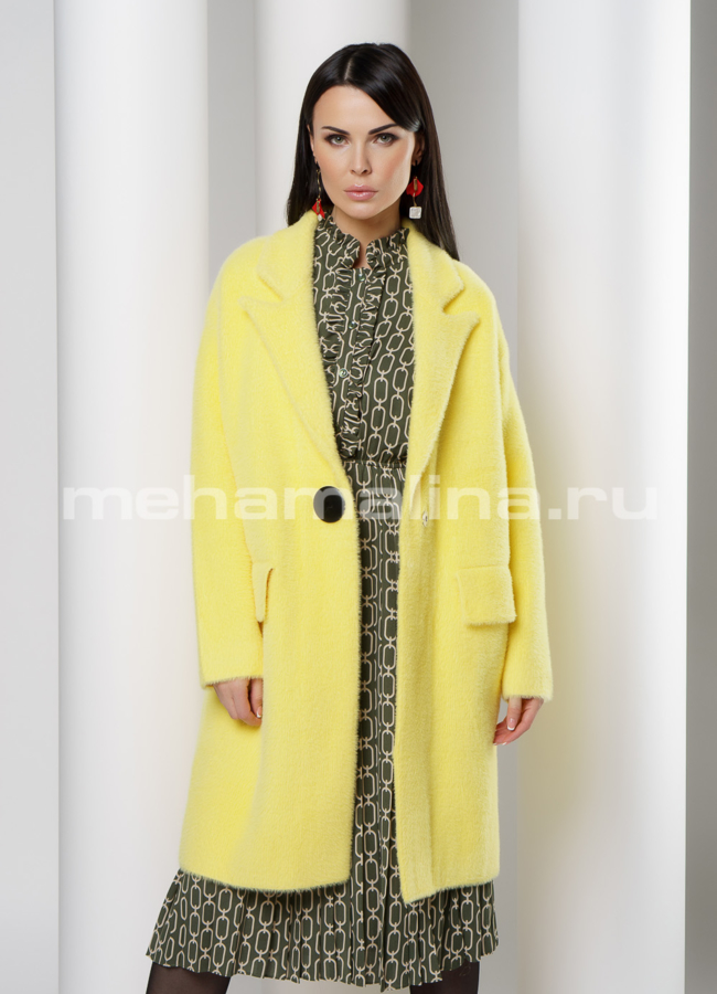 Женский кардиган в жёлтом цвете модель № 968 универмаг малина