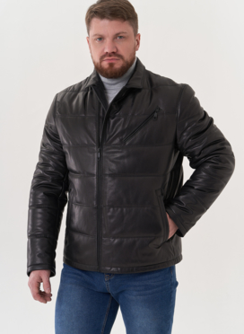 Мужская кожаная куртка 