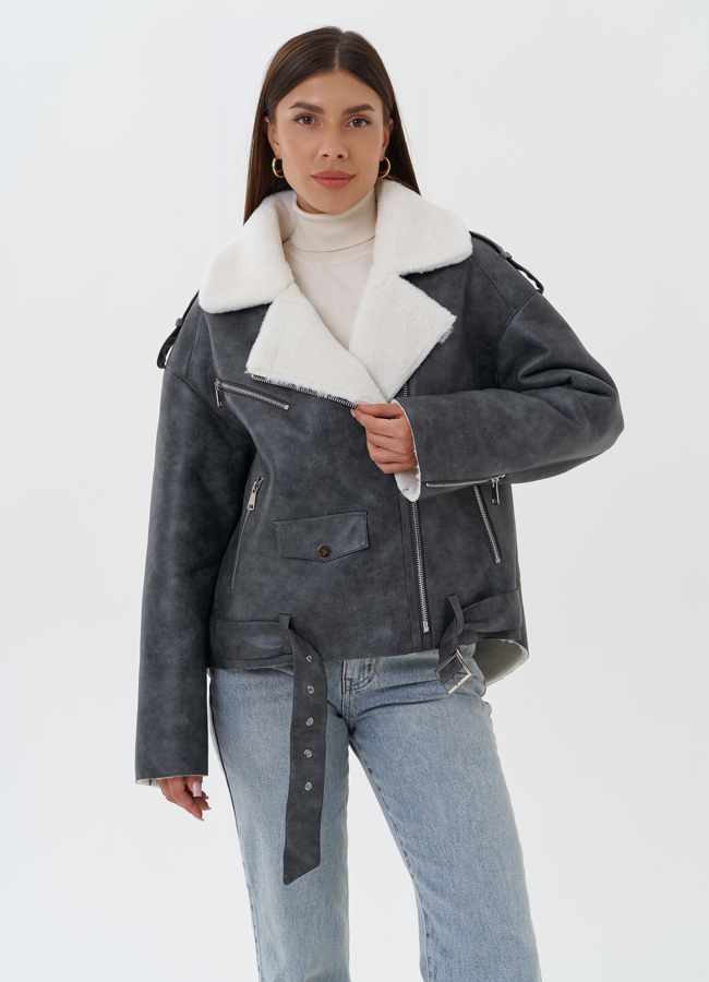 Эко дубленка 