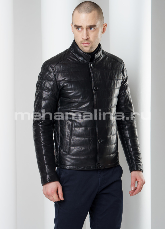 фото Кожаная куртка модель № KP-216