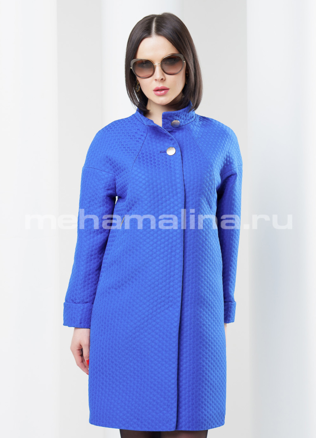 Пальто модель № BP-28 меха малина