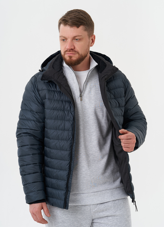 Мужская куртка с капюшоном модель № 28021 универмаг малина