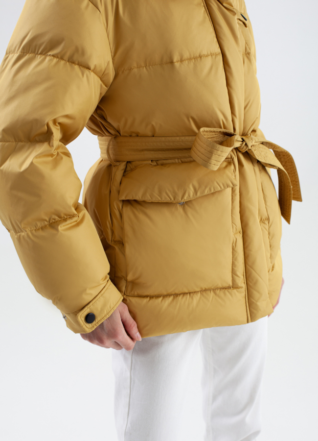 Женский пуховик свободного кроя  модель № 23342 универмаг малина Женский пуховик свободного кроя  модель № 23342 универмаг малина