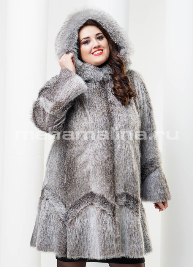 фото Шуба из нутрии модель № S-423