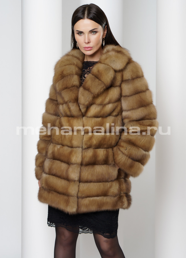 фото Шуба из куницы модель № S-721