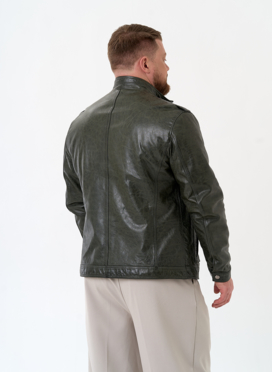 Мужская куртка из натуральной кожи