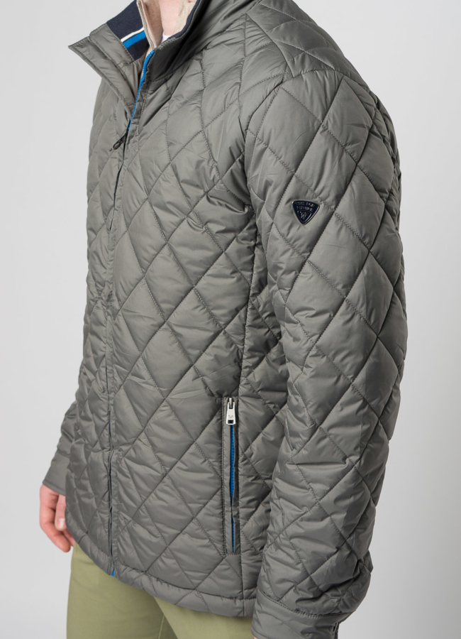 Мужская утепленная куртка на молнии модель № M9032 универмаг малина