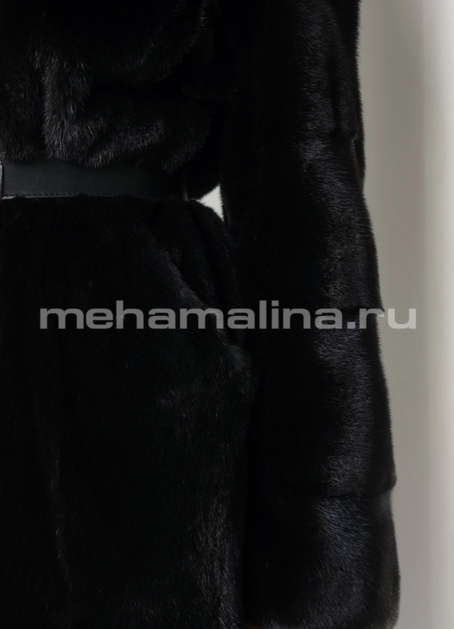 Норковая шуба  модель № S-647 универмаг малина