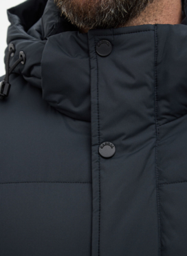 Мужской пуховик с капюшоном 