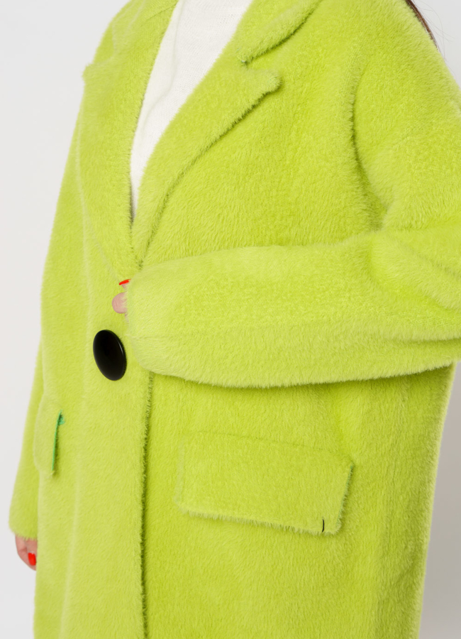 Кардиган салатового цвета модель № 18309 в рассрочку