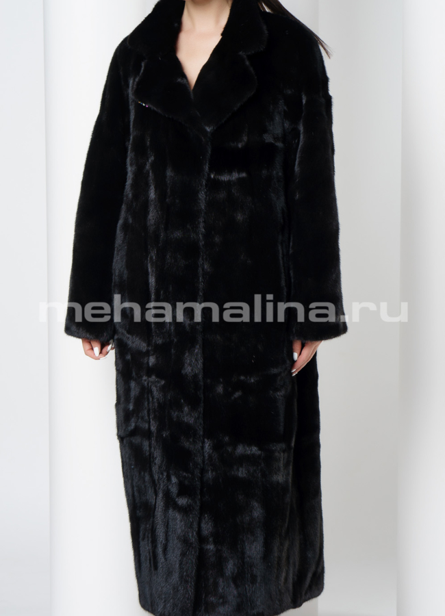 Шуба из норки модель № S-706 универмаг малина