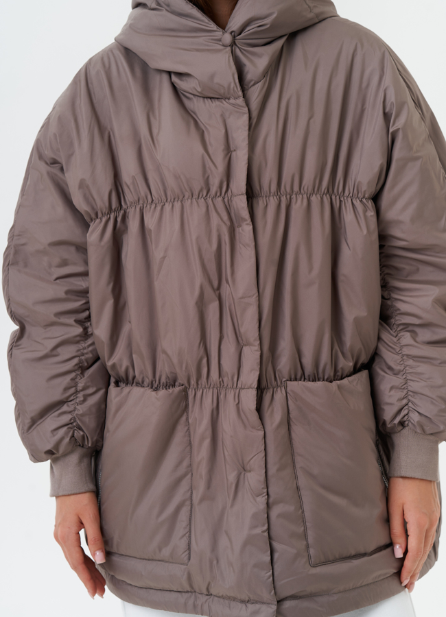 Женская куртка оверсайз модель № 27883 универмаг малина