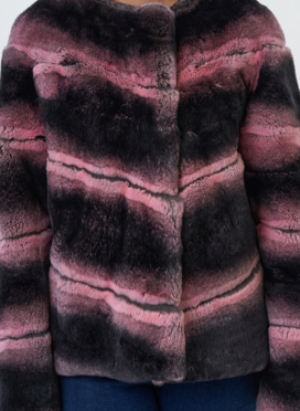 Короткая шуба из меха кролика Короткая шуба из меха кролика