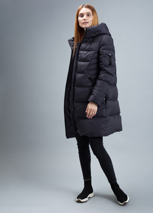 Пуховик женский  модель № П-337 универмаг малина