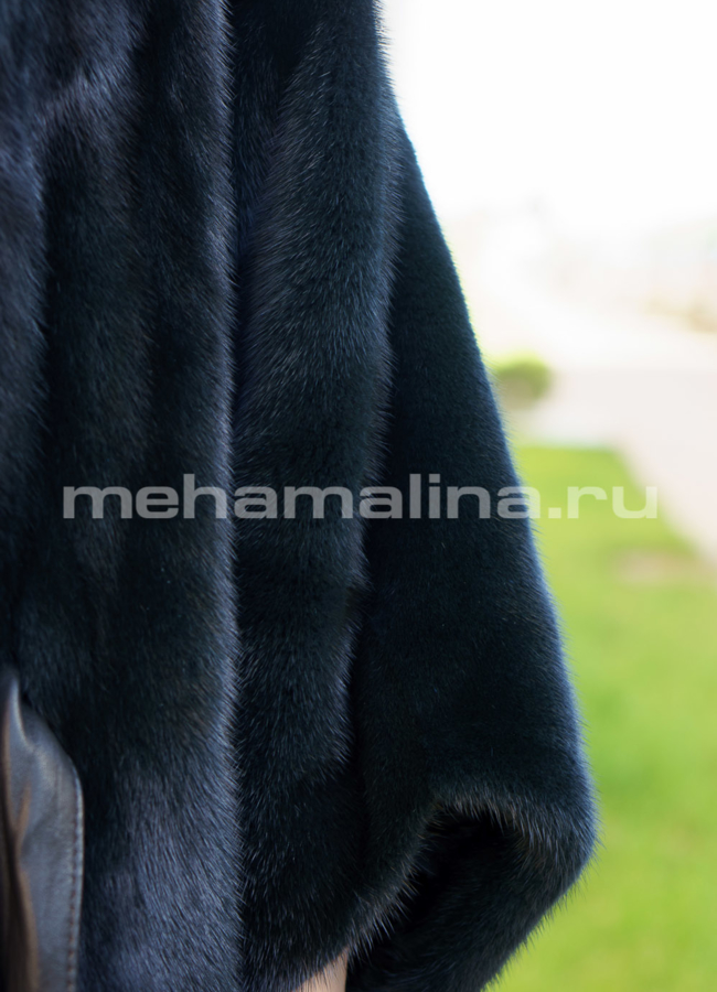 Шуба из норки модель № S-695 универмаг малина