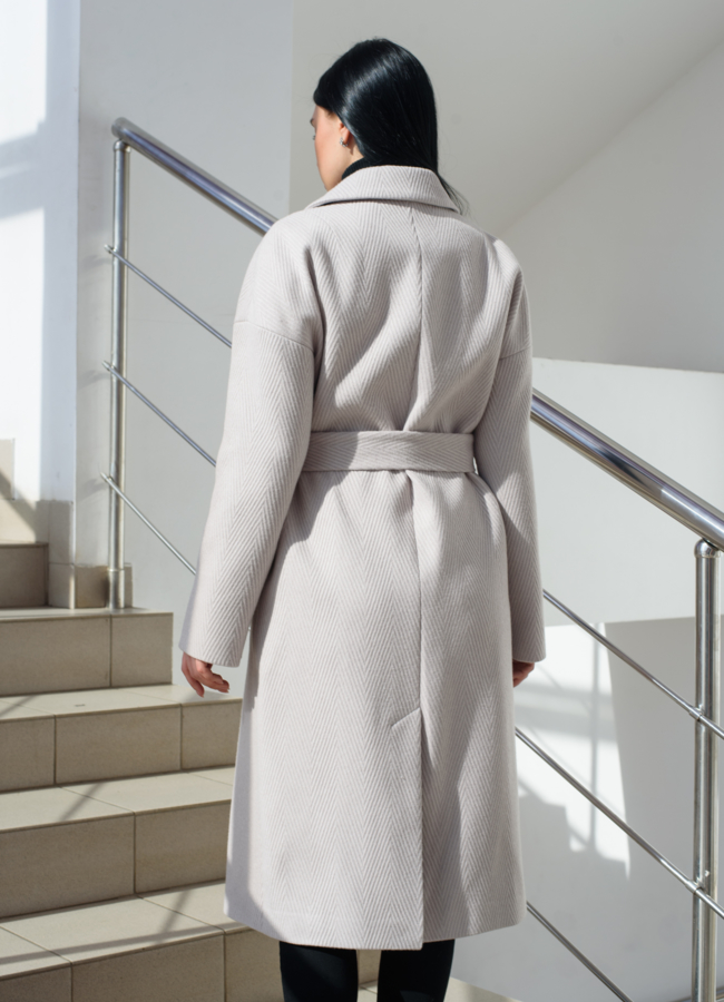 Женское пальто  модель № 22458 универмаг малина