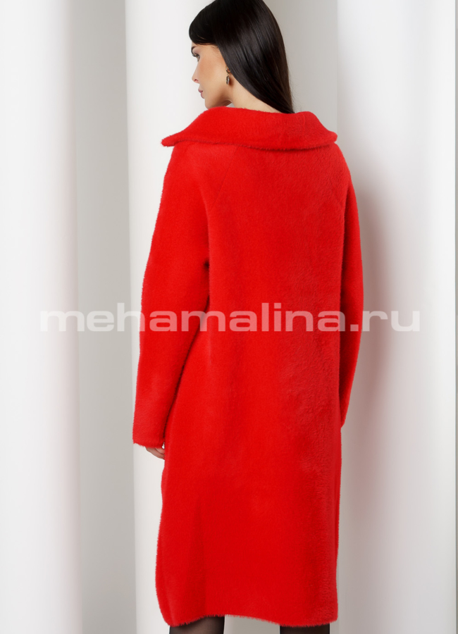 Пальто с английским воротником на кнопках  модель № 231 в кредит