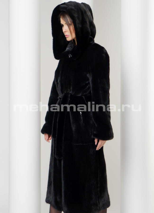 Шуба из скандинавской норки модель № S-583 в рассрочку