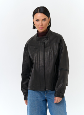 Женская куртка из натуральной кожи