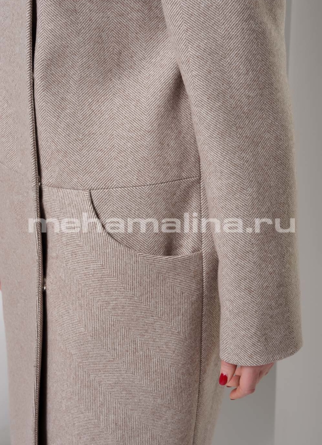 Демисезонное пальто модель № 11515 универмаг малина