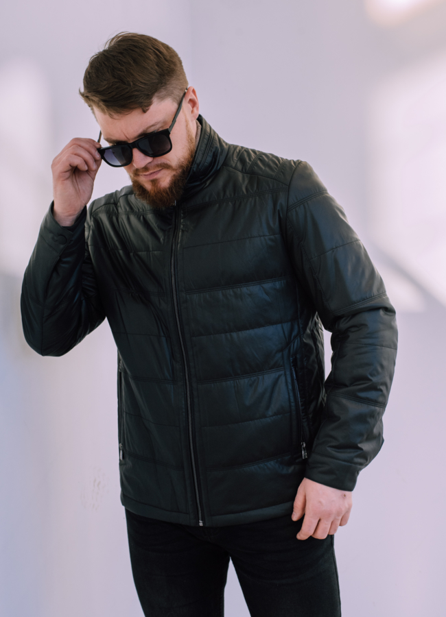 Куртка мужская с воротником стойка модель № 22417 универмаг малина