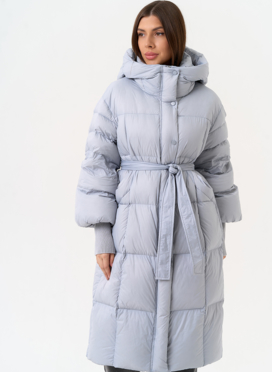 Женский пуховик с капюшоном