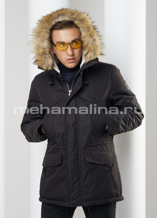 Куртка с капюшоном модель № KM-14 универмаг малина