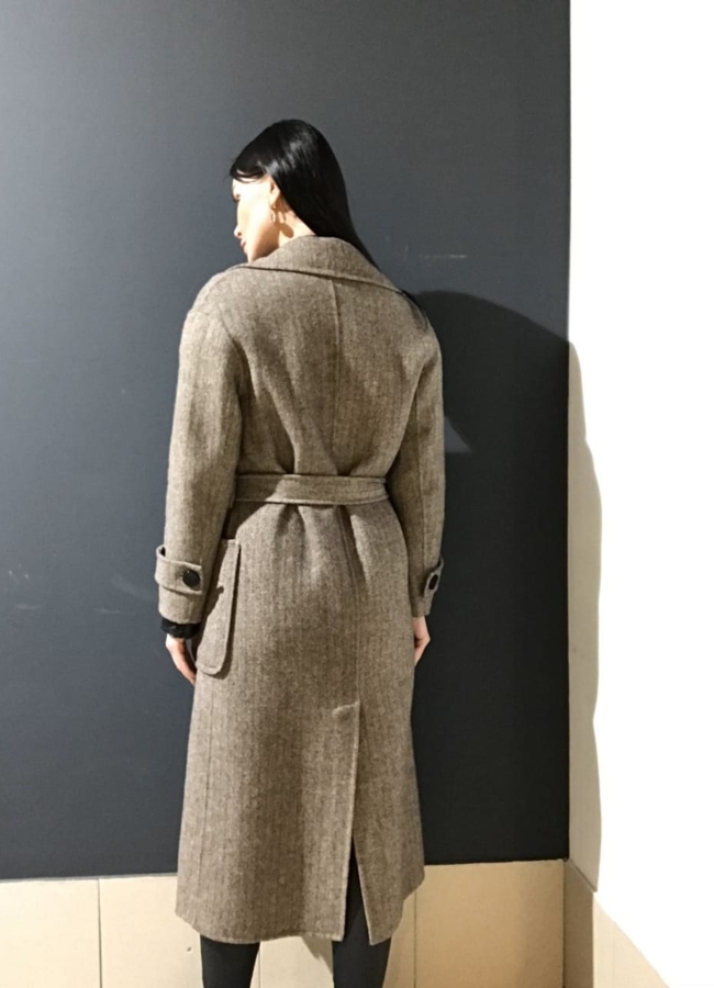 фото Пальто женское из шерсти модель № 12193