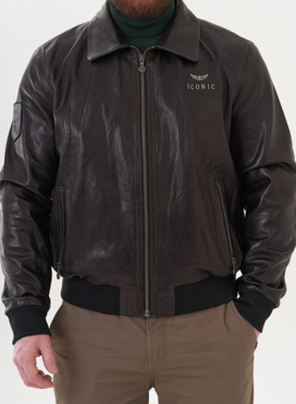 Мужская кожаная куртка 