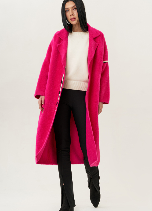 Женский кардиган оверсайз с английским воротником модель № 703 в рассрочку