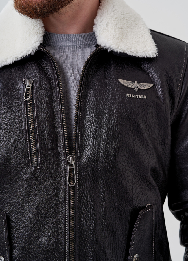 Мужская куртка- пилот  модель № 24390 универмаг малина