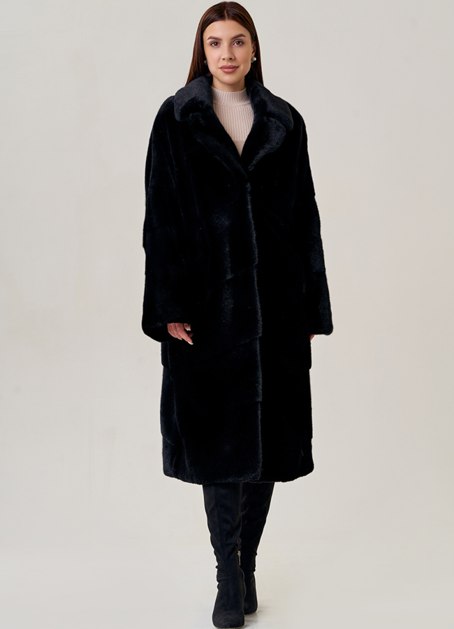 Шуба из скандинавской норки модель № 2203 универмаг малина