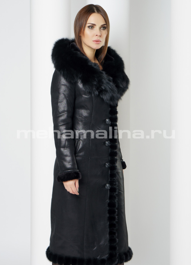 фото Женская дубленка  модель № 17520
