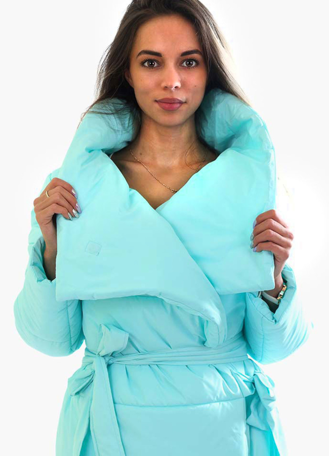 Двухсторонний пуховик модель № П-222 в рассрочку