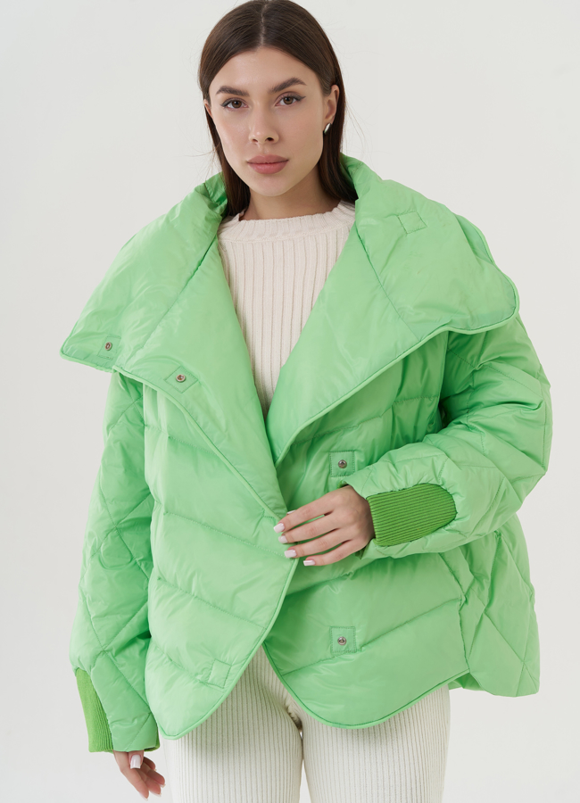 Куртка женская оверсайз  модель № 25949 в кредит