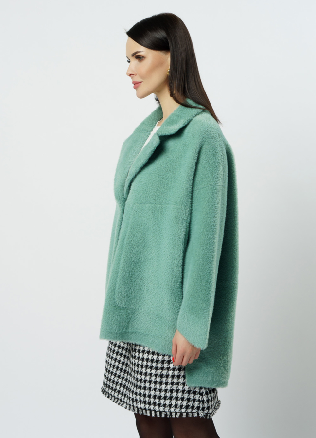 Женский кардиган в мятном цвете модель № 992 универмаг малина