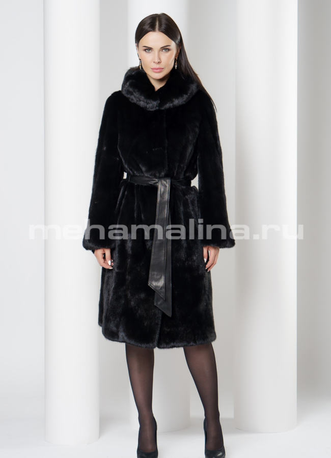 Норковая шуба модель № S-711 в рассрочку