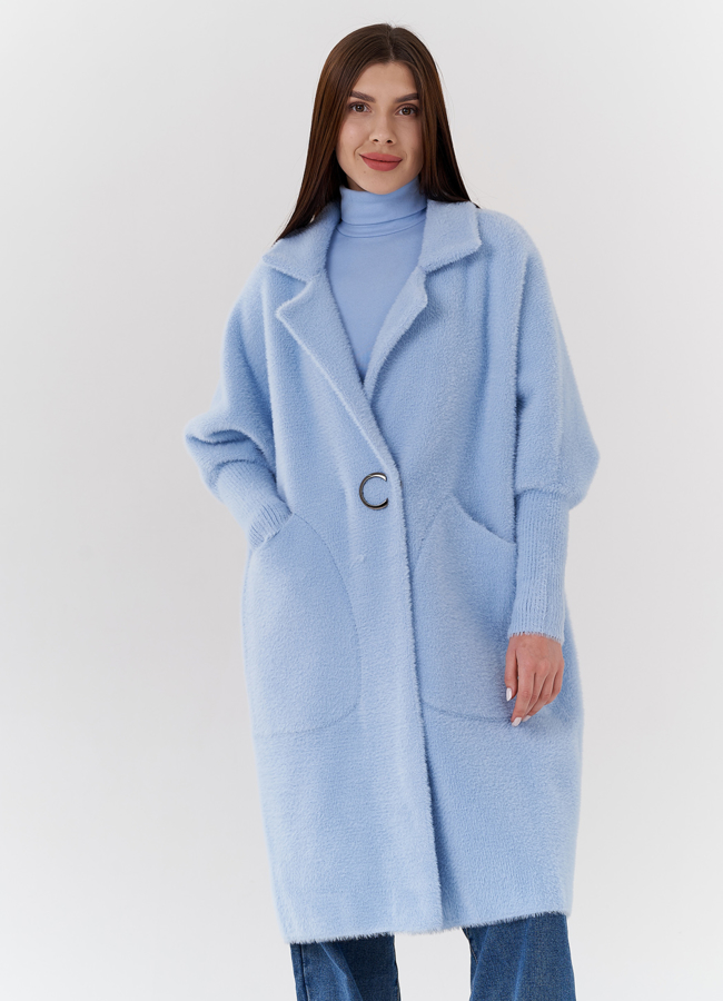 Кардиган женский с английским воротником  модель № 24179 в рассрочку