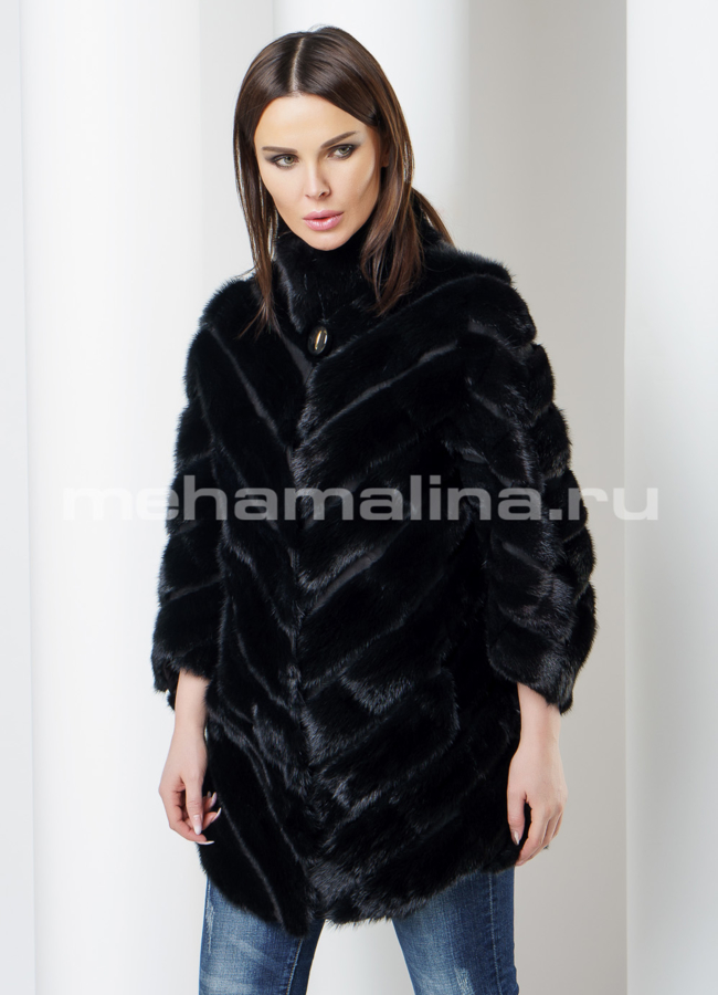 Укороченный жакет модель № M-154 универмаг малина