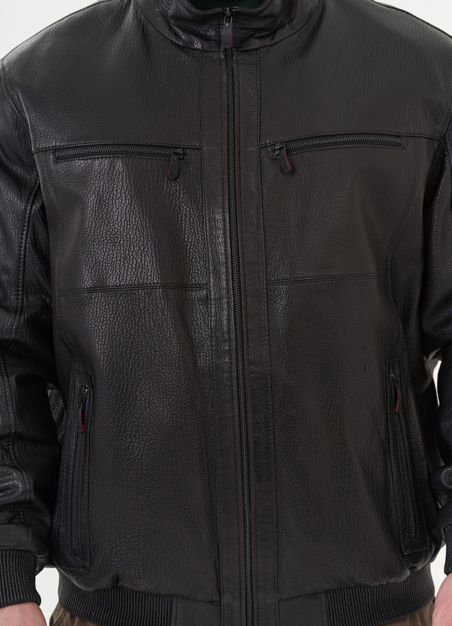 Мужская кожаная куртка 