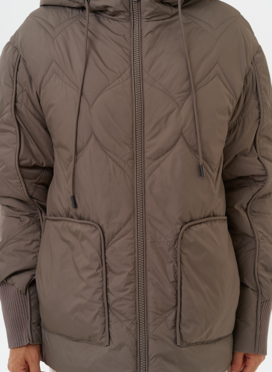 Женская куртка с капюшоном