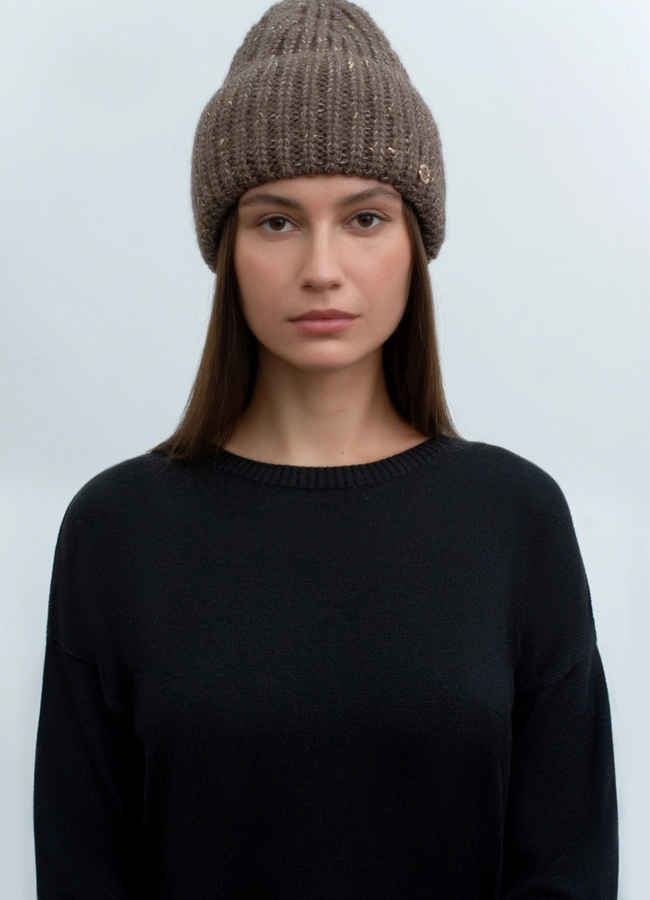 Шапка женская Marhatter  модель № 12159/2 меха малина