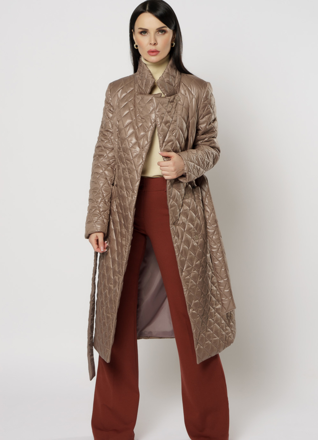 Пальто женское из текстиля на утеплителе модель № 17782 универмаг малина