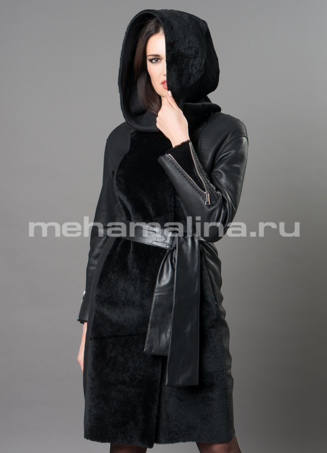 Дубленка Emilia Rinzi модель № 1414-100 универмаг малина