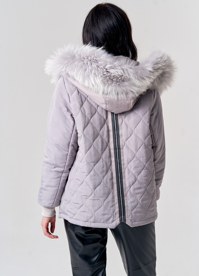 Женская парка оверсайз  модель № 21600 в кредит