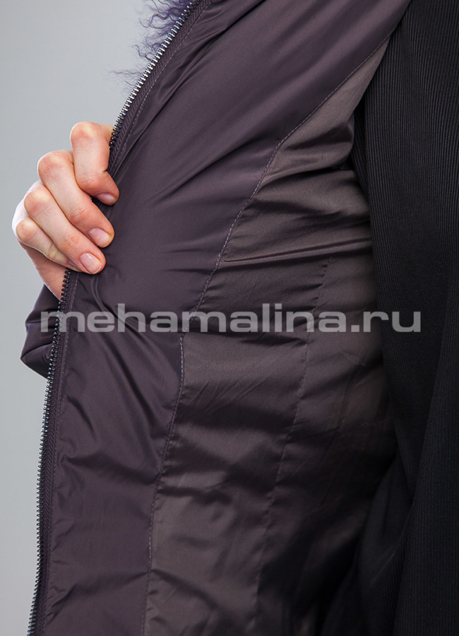 Пуховик с капюшоном модель № П-190 универмаг малина