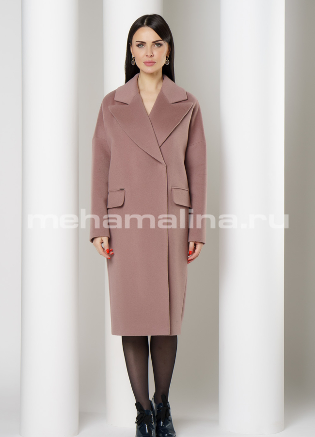 фото Пальто oversize с английским воротником модель № 497