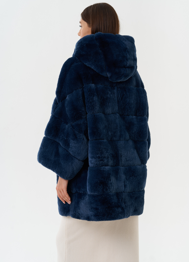Женская шуба из меха кролика модель № 27841 в кредит