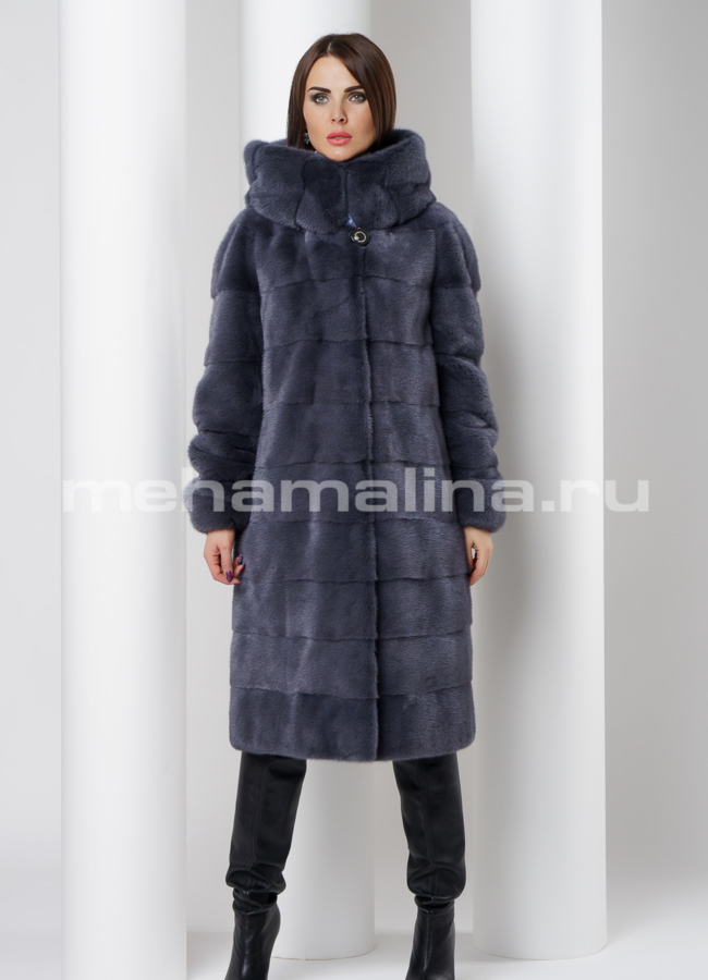 Шуба из скандинавской норки модель № S-508 в рассрочку