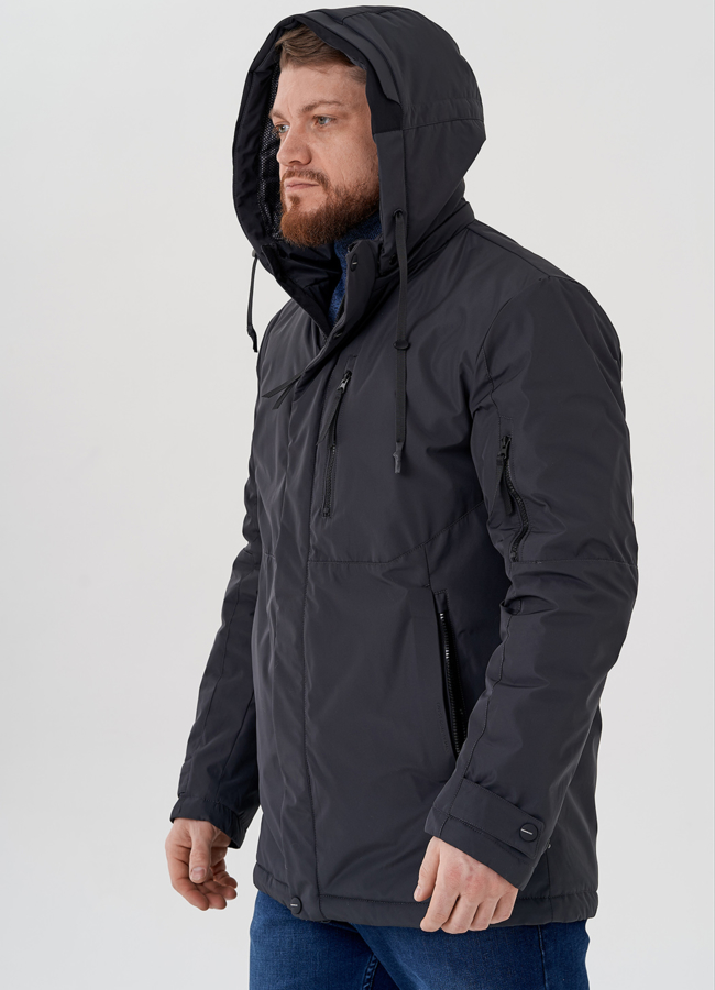 Куртка мужская с капюшоном модель № 24358 универмаг малина